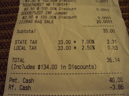 Once Upon A Child Score The Krazy Coupon Lady Went To My Local Once Upon A Child Today Since They Were Having Grab Bag Fill The With As Much Of Their Spring And Summer Clearance You Can