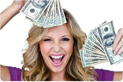 woman-and-cash