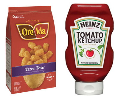 Ore Ida Tater Tots $2.09, Plus Free Heinz Ketchup at Target!