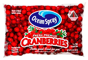 Wow! Ocean Spray Fresh Cranberries, Only $0.25 at Walmart!