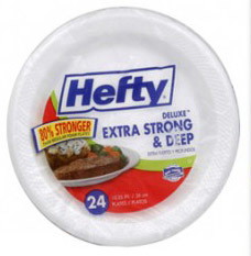 Hefty Extra Strong & Deep Plates, Only $0.99 at Harris Teeter!