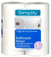 Rite Aid Simplify Bathroom Tissue, Only $0.15 per Roll!