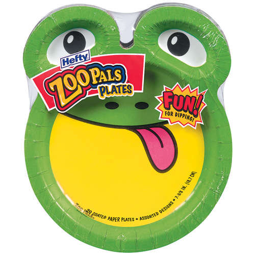 Hefty Zoo Pals Coupon: Paper Plates, Only $1.43 at Walmart!