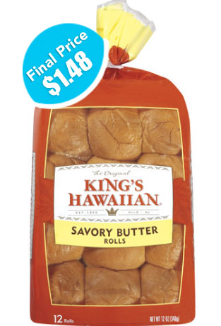 $1.00 King's Hawaiian Coupon: Rolls, Only $1.48 at Walmart! - The Krazy ...