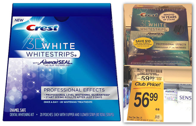 Crest Professional Effects Whitestrips $29 99 at Safeway Today Only