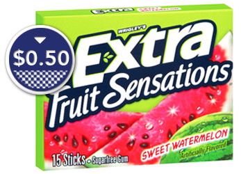 Extra Gum, Only $0.50 at Walgreens!