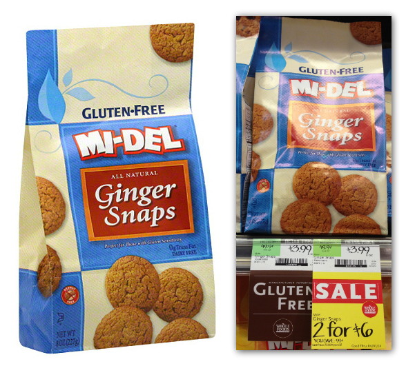 MiDel Gluten Free Ginger Snaps, Only 2.13 at Whole Foods! The Krazy