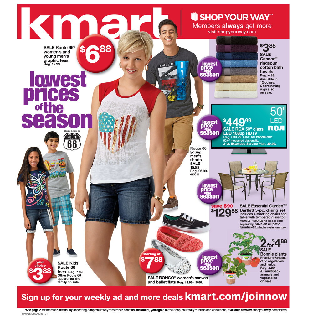 Kmart Coupon Deals Week of 4/27