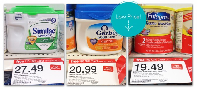 Target formula coupons