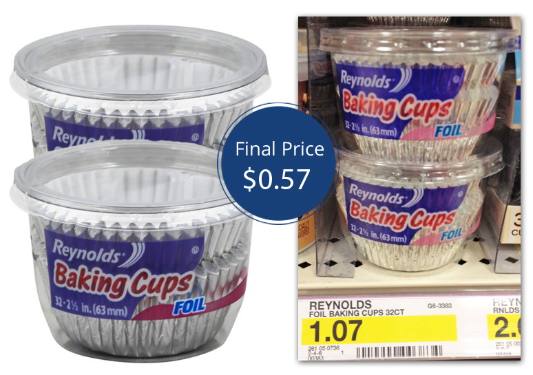 Reynolds Baking Cups, Only 0.57 at Target!