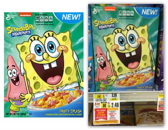 spongebob cereal toys