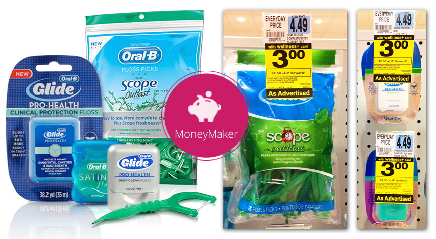 Moneymaker Glide Floss at Rite Aid! - The Krazy Coupon Lady