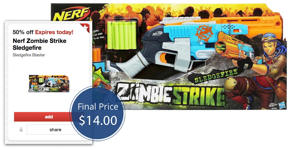 nerf zombie strike sledge fire