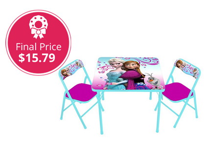 disney frozen table & chair set