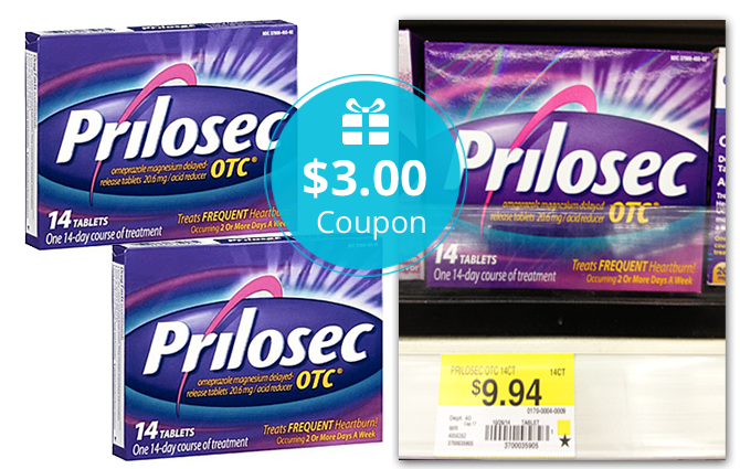 Save Big with Prilosec OTC Printable Coupons