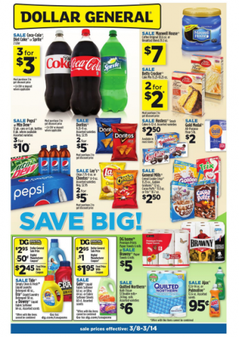 Dollar general coupon deals this week