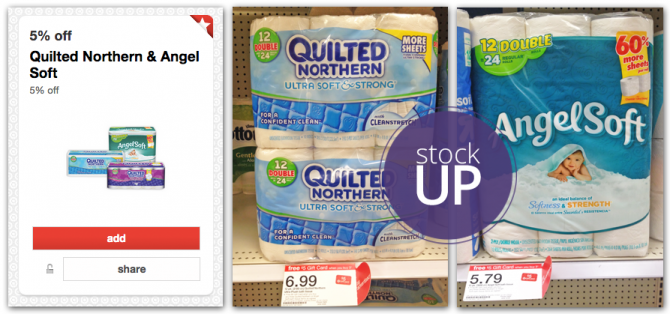 target has quilted northern and angel soft bath tissue 12 packs on ...