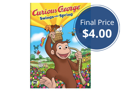 Curious George Swing into Spring DVD, Only $4.00!