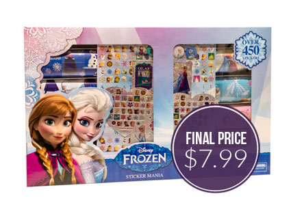 KCL Exclusive–Disney Frozen Stickers, Just $7.99 Shipped!