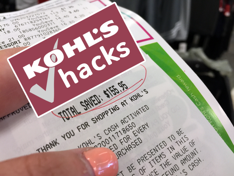 kohls hacks