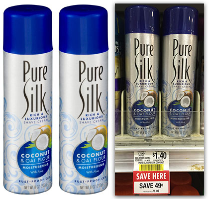 Pure silk shaving cream printable coupon 2018
