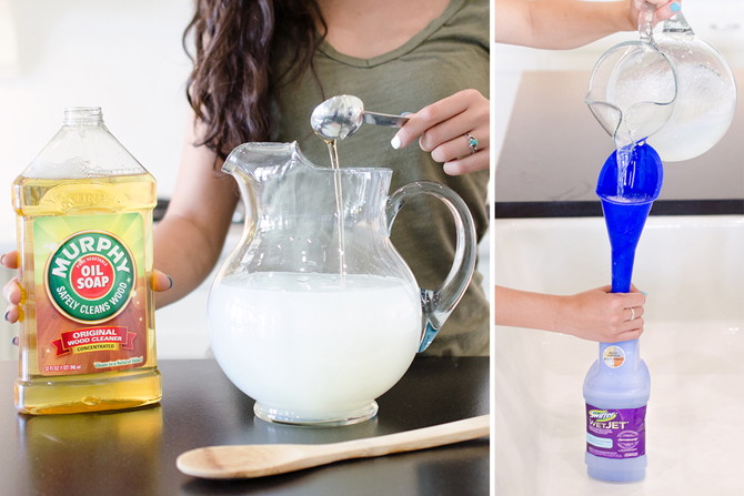make your own swiffer solution