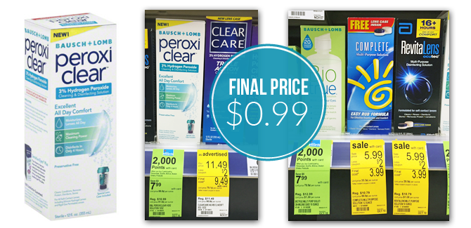 Clear Care Contact Lens Solution, Only $2.99 at Walgreens!