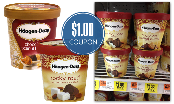$1.00 Coupon! Haagen-Dazs Ice Cream, Only $2.98 at Walmart!