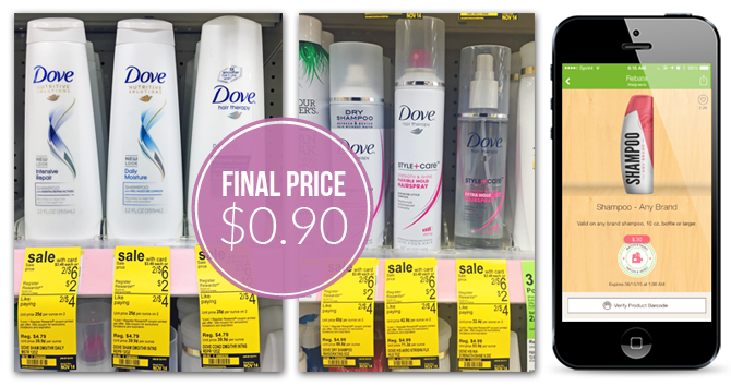 Dove Hair Care Only 0 90 At Walgreens 