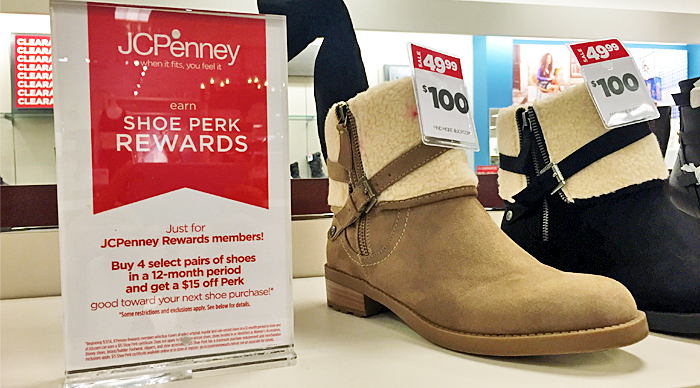 jcpenney shoe sale today