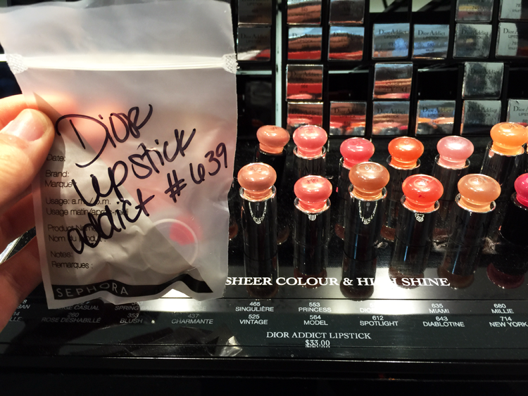Only use free makeup samples from Sephora.