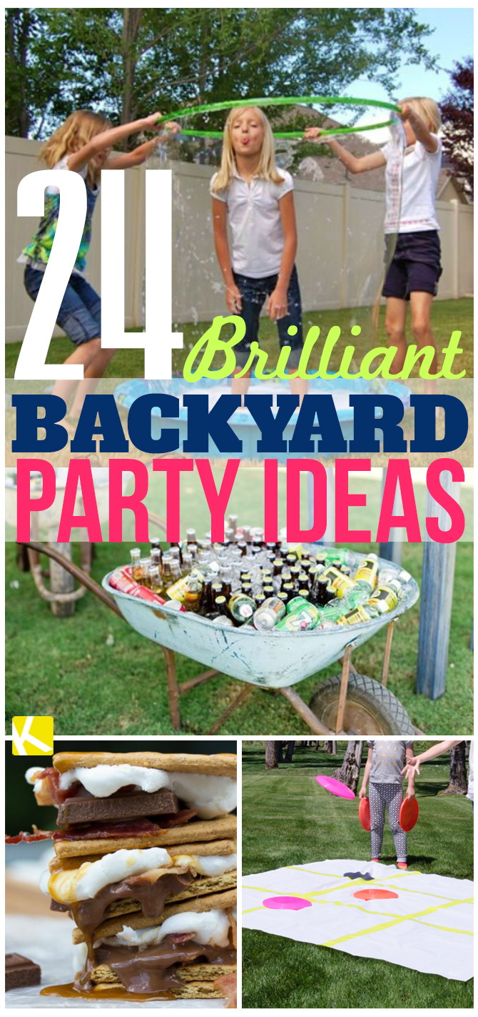 24 Brilliant Backyard Party Ideas - The Krazy Coupon Lady