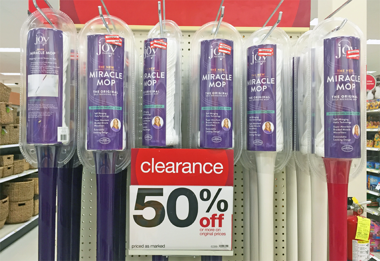 80 Off Joy Mangano Miracle Mop & Bucket at Target!