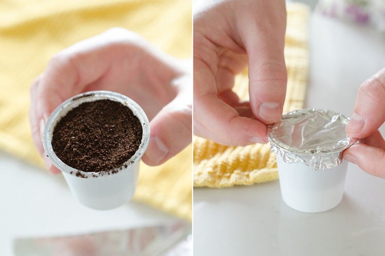 Instead of buying new K-Cups, refill them with coffee and brew another cup.
