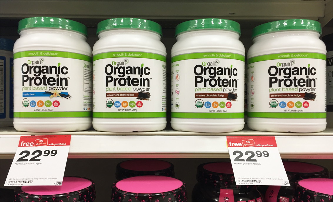 Orgain Organic Protein Powder, Only 7.99 at Target!