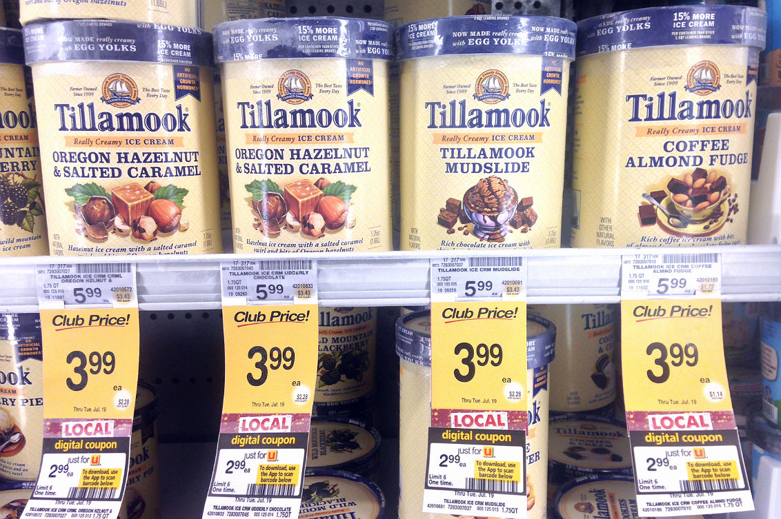 Tillamook Ice Cream, Only 1.99 at Safeway! The Krazy Coupon Lady