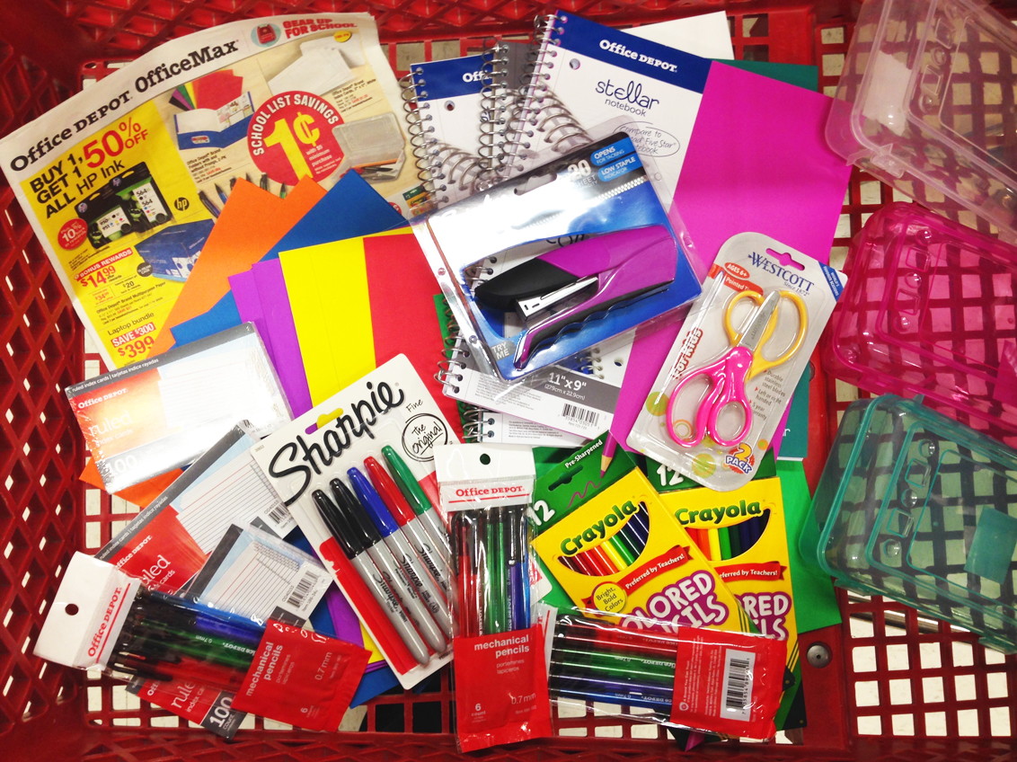 Office Depot BacktoSchool Haul 27 Items for 5.19 (36.11 Value