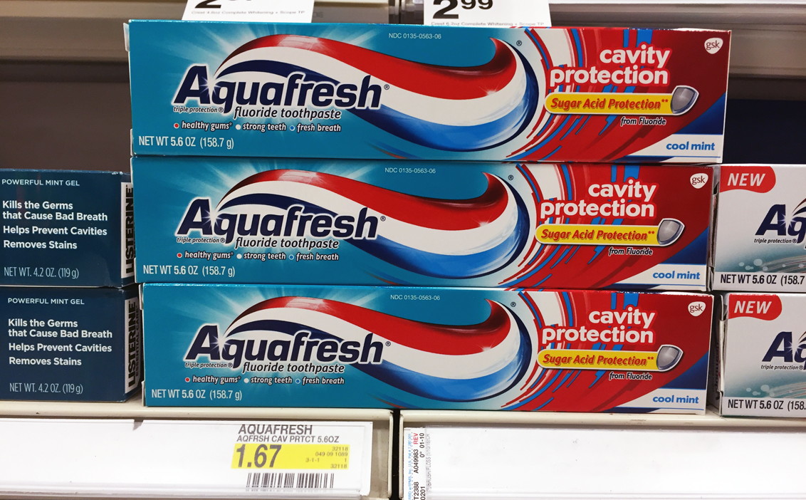 Aquafresh Toothpaste, Only 0.15 at Target!