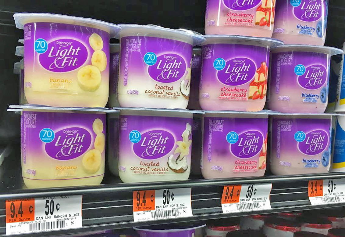 Dannon Light & Fit Yogurt, Only 0.17 at Walmart!