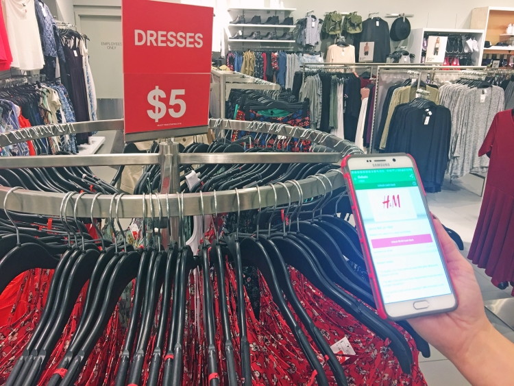 I watch Ibotta for great deals at my favorite retailers like H&M, and plan my shopping trips around the offers.