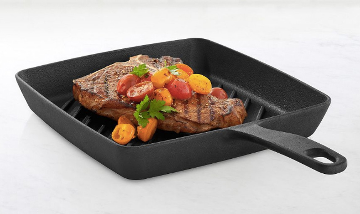 The Food Network CastIron Grill Pan, Only 8.49 at Kohl's!
