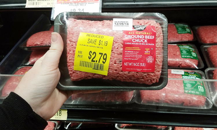 Always buy the clearance meat.