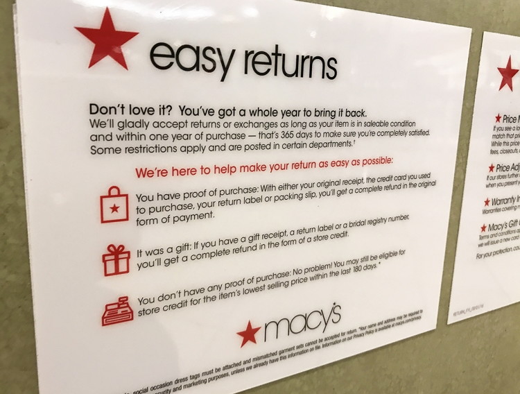 30 Macys Reprint Return Label Label Design Ideas 2020