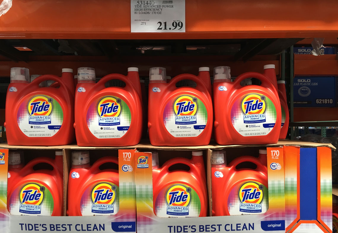 lowest price tide laundry detergent