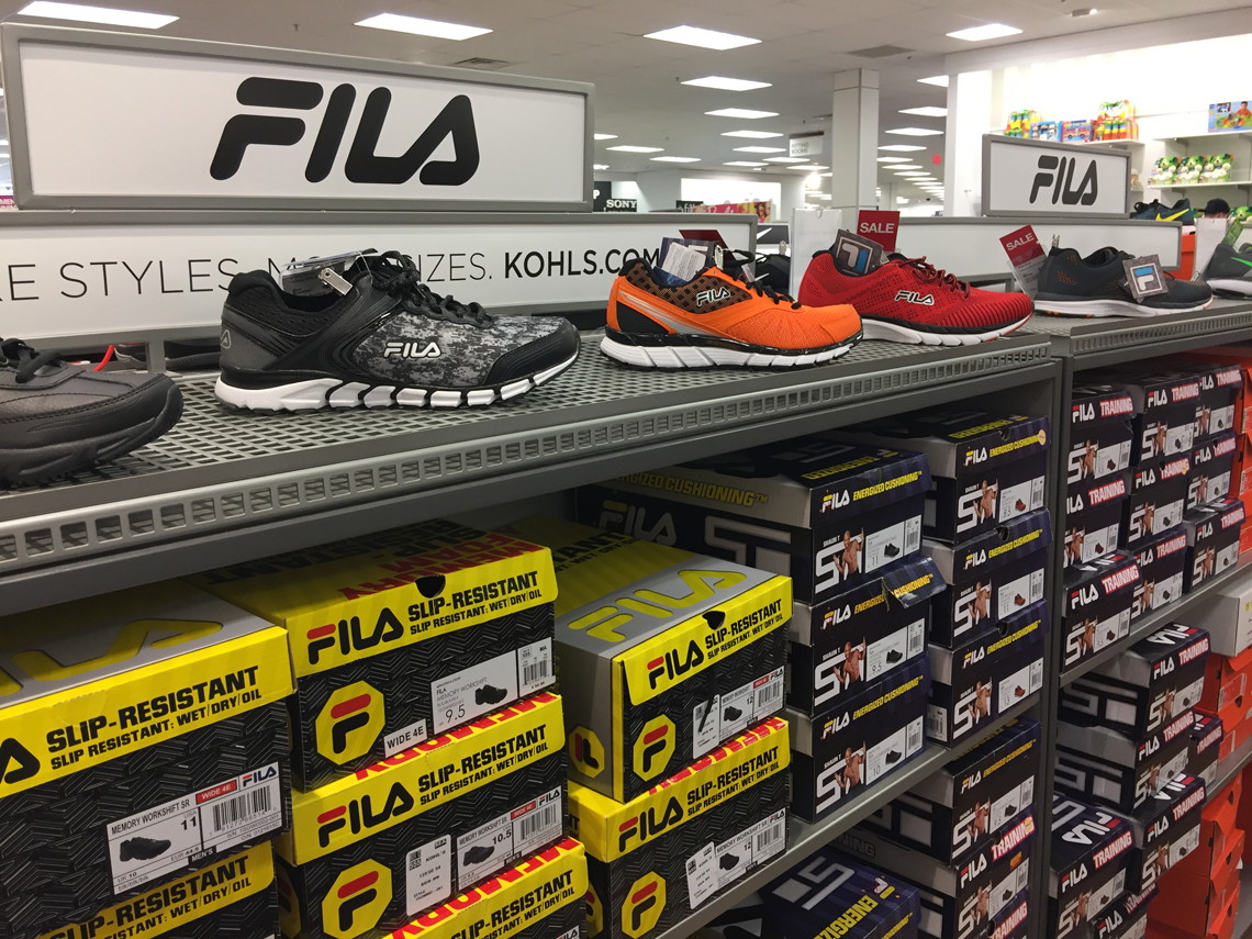 fila shoes at kohls