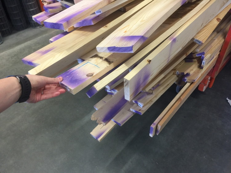 Where can you find Home Depot's lumber price list?