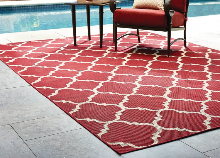 Indoor & Outdoor Area Rugs, Under $50.00 at The Home Depot! - The ... - Buy 1 Hampton Bay Trellis Reversible Indoor/Outdoor Rug, 5â€³3â€² x 7â€³5â€² ( reg  $69.97 ) $39.00