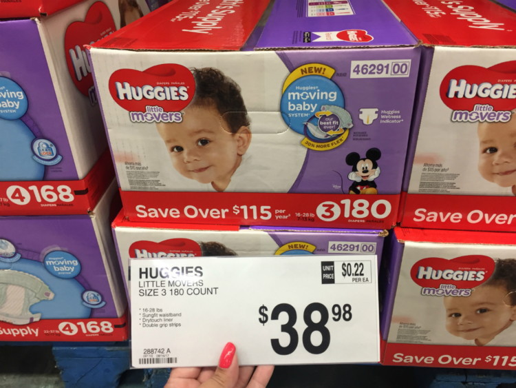 Save 45.00 on Huggies Diapers & Wipes at Sam’s Club! The Krazy