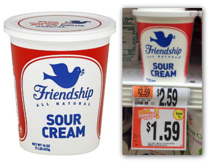 friendship sour cream printable coupon