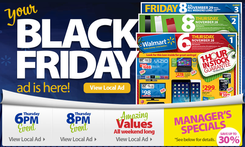 Top 50 Black Friday Deals at Walmart! - What Time Black Friday Deals Are At Walmart